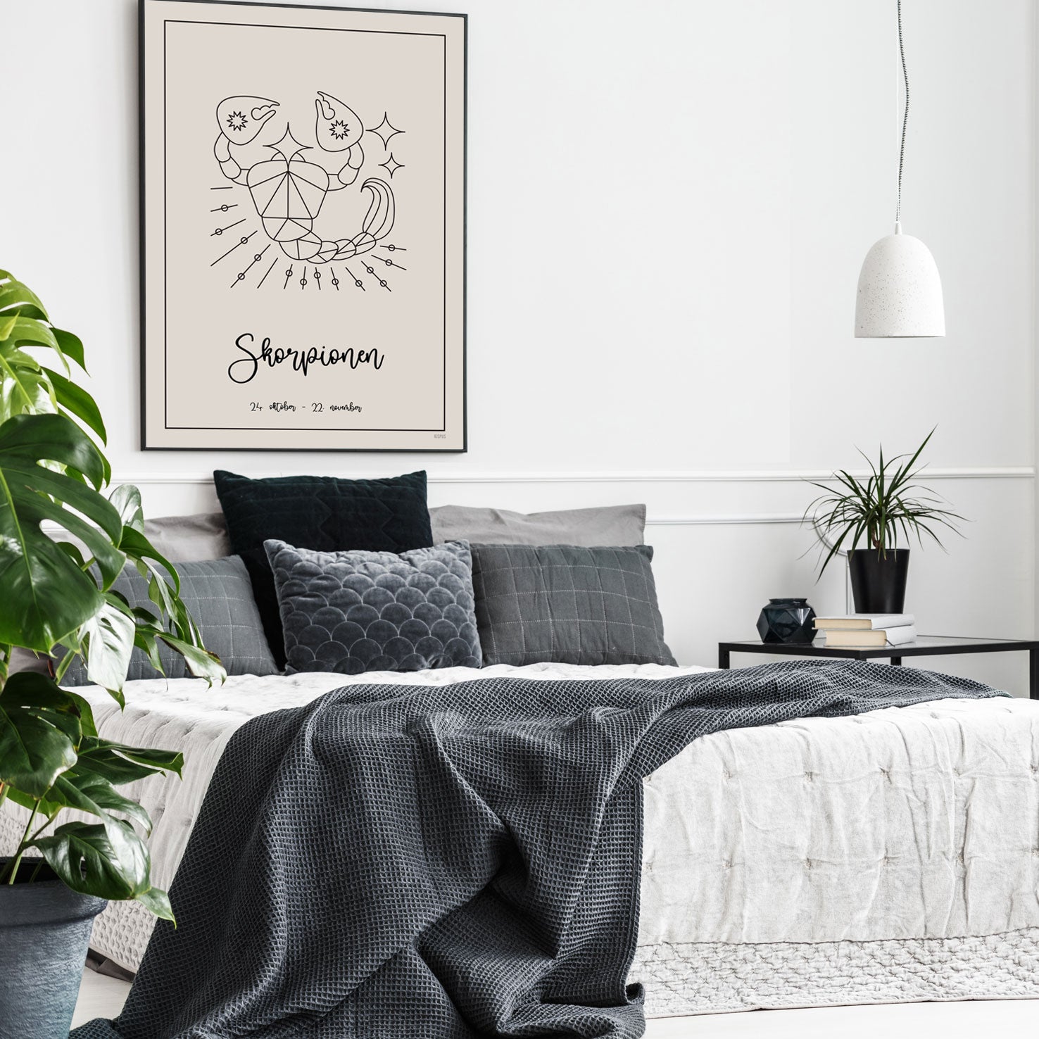Skorpionen stjernetegn plakat (zodiac)