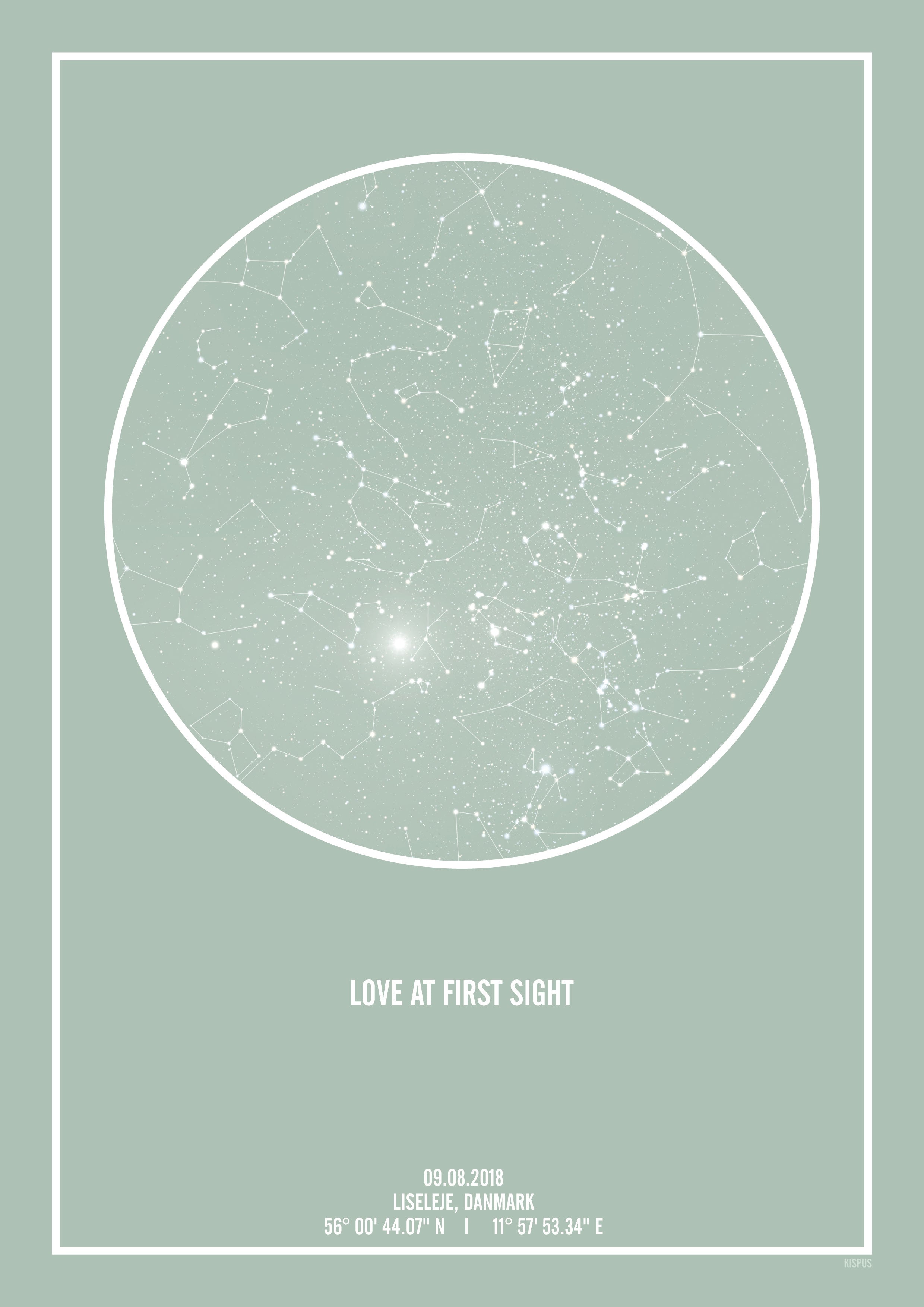 Love at frst sight stjernehimmel plakat