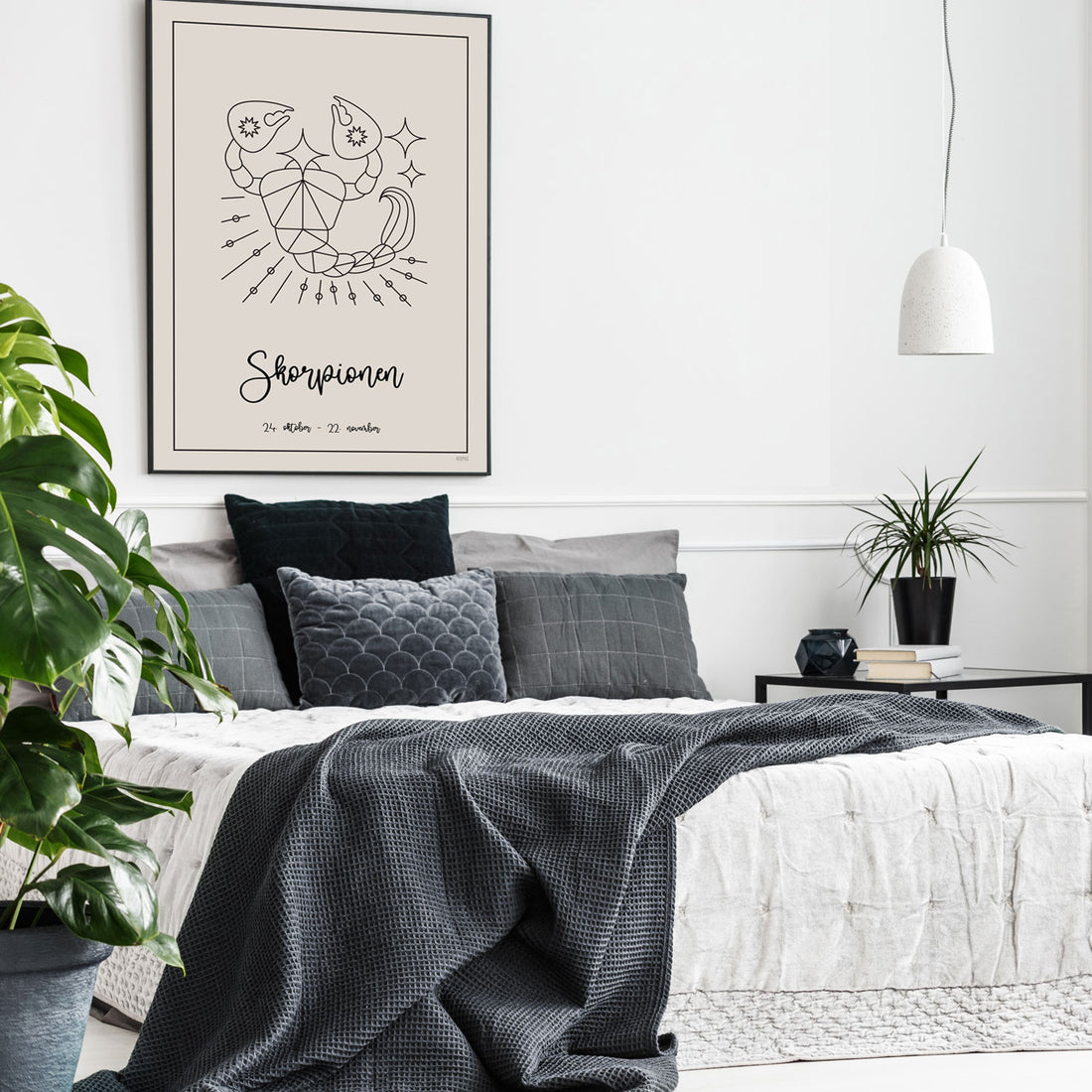 Skorpionen stjernetegn plakat (zodiac)