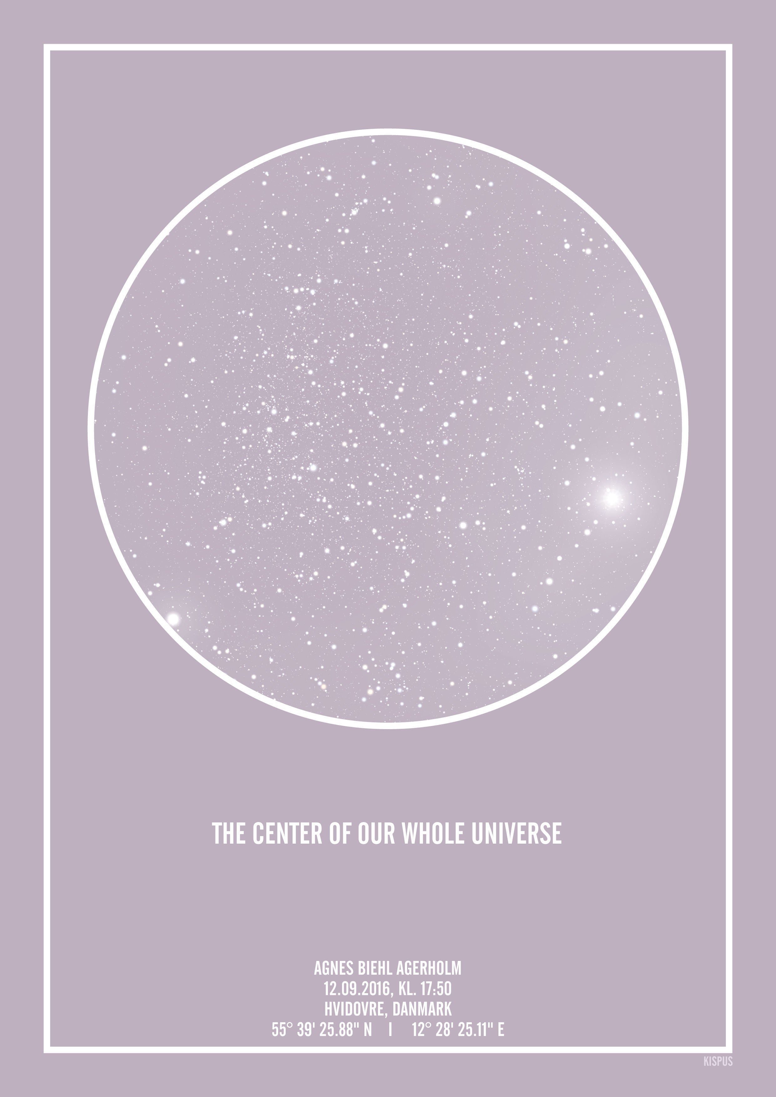The center of our whole universe plakat