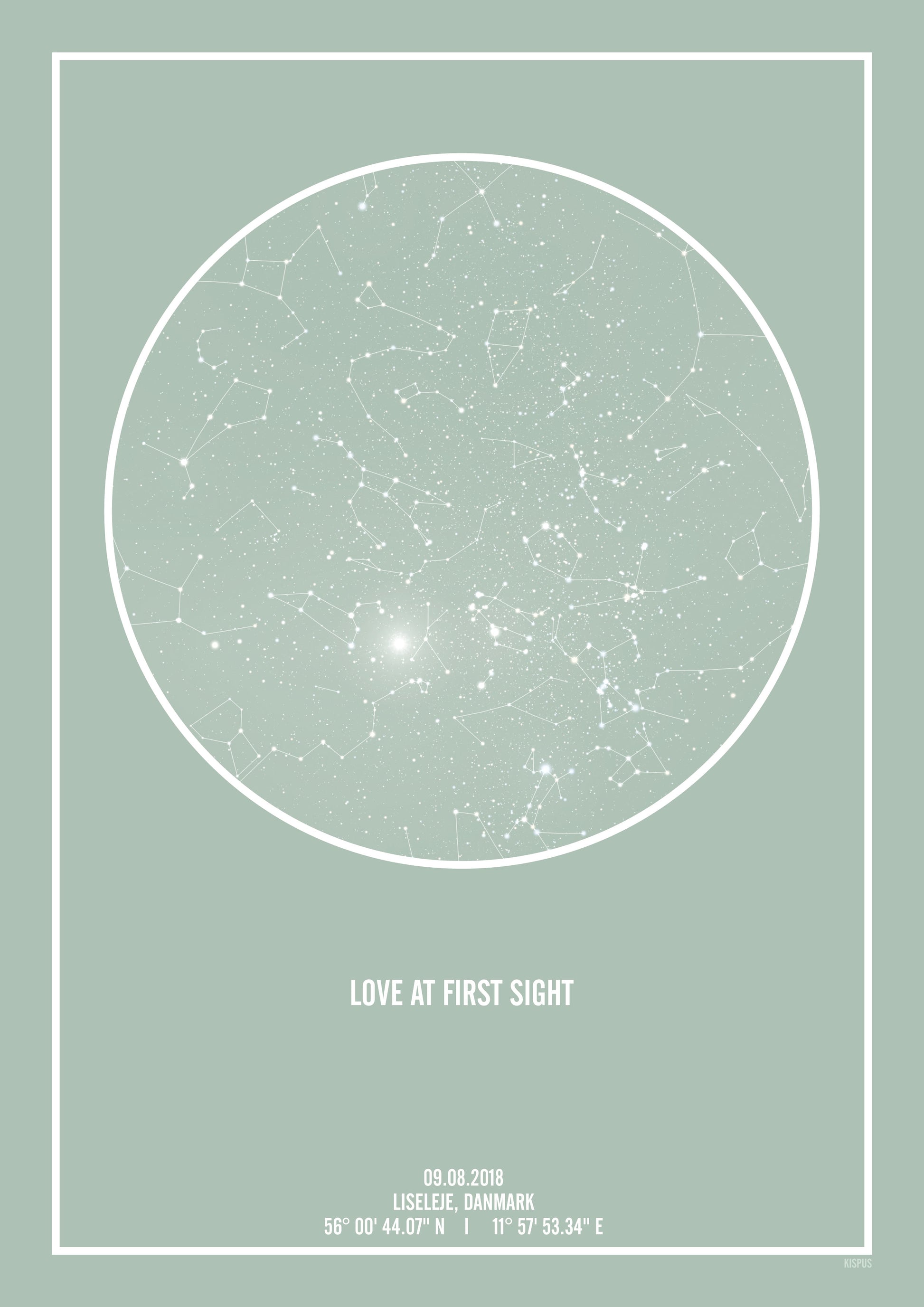 Love at frst sight stjernehimmel plakat