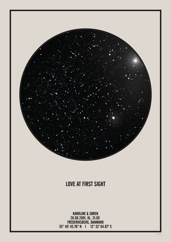 Stjernehimmel plakat med citat 