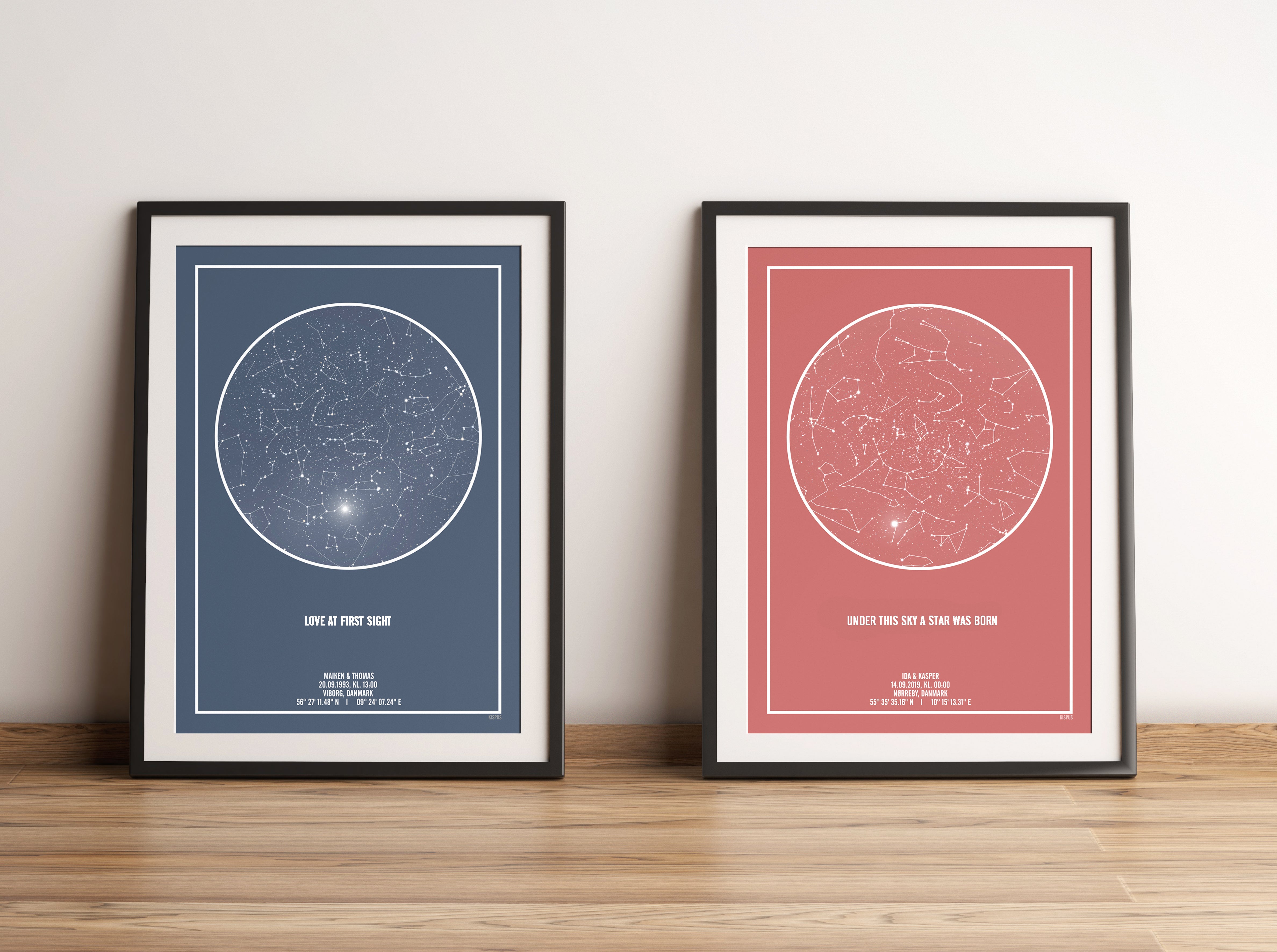 Stjernehimmel plakater til personlig boligindretning 