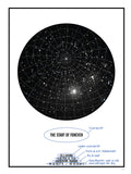 Stjernehimmel plakat "sådan bestiller du"